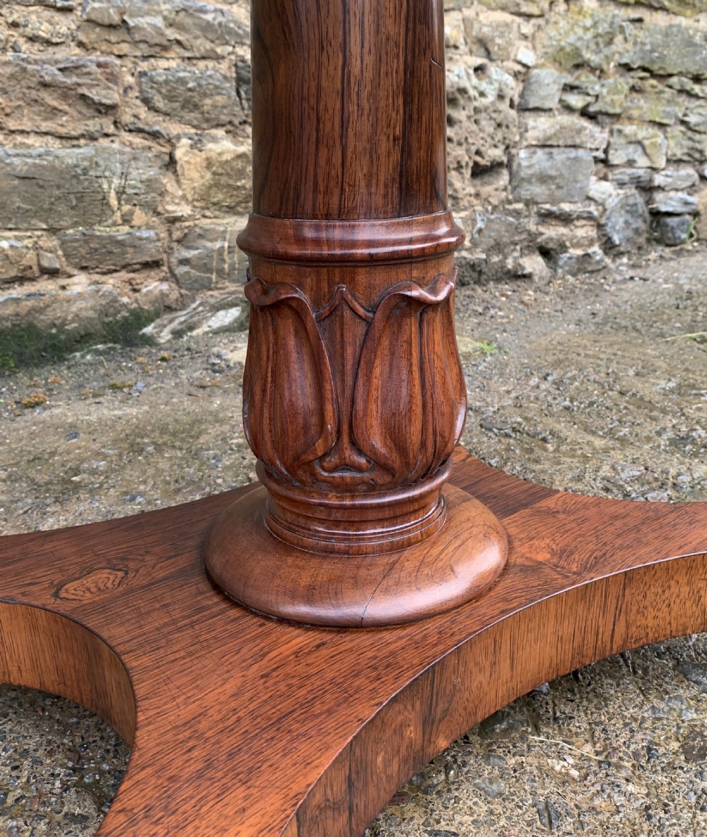 Regency Rosewood Card Table View XVIII