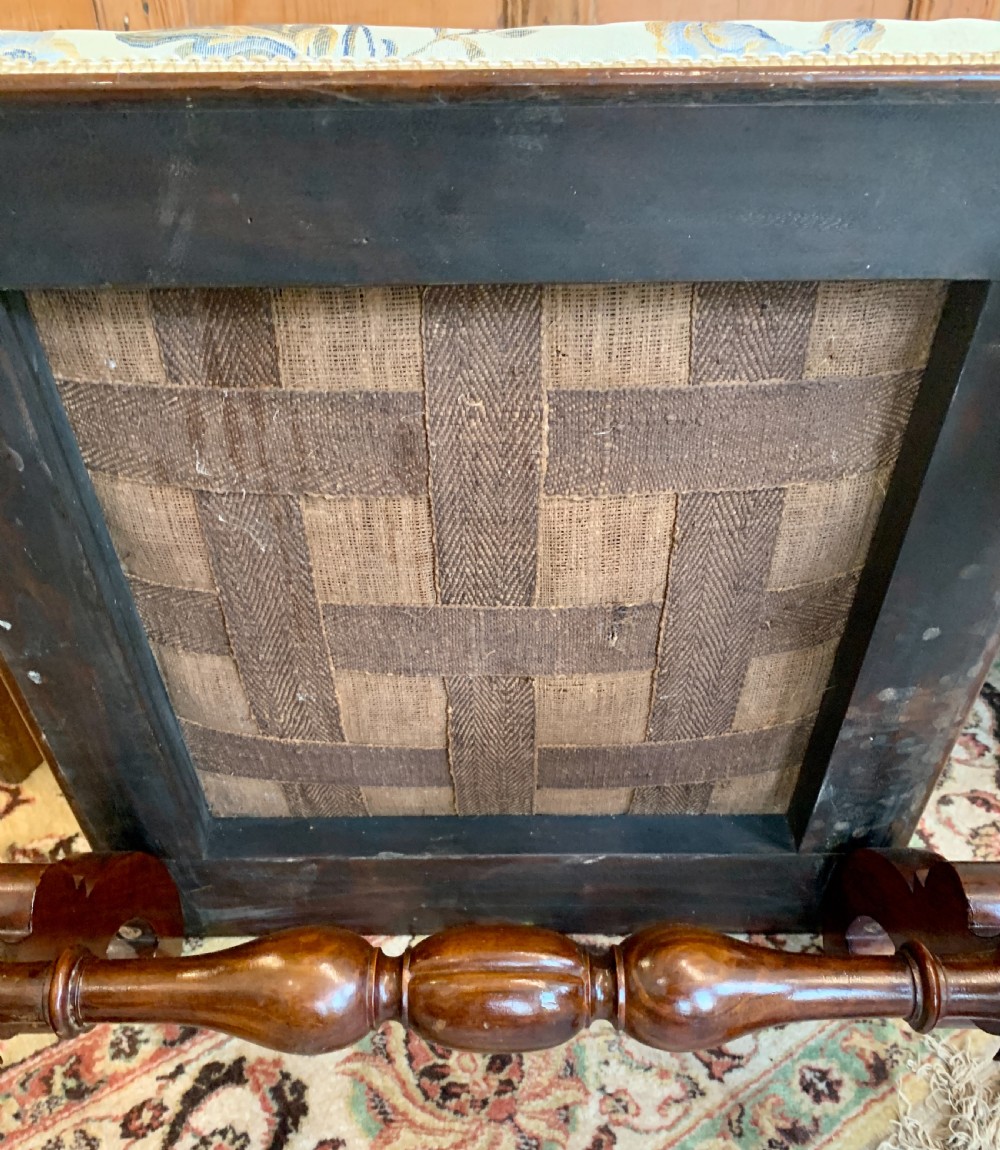 Victorian Mahogany X-Frame Stool View XIV