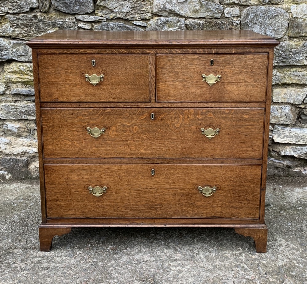 Small Antique Oak Chest of Drawers