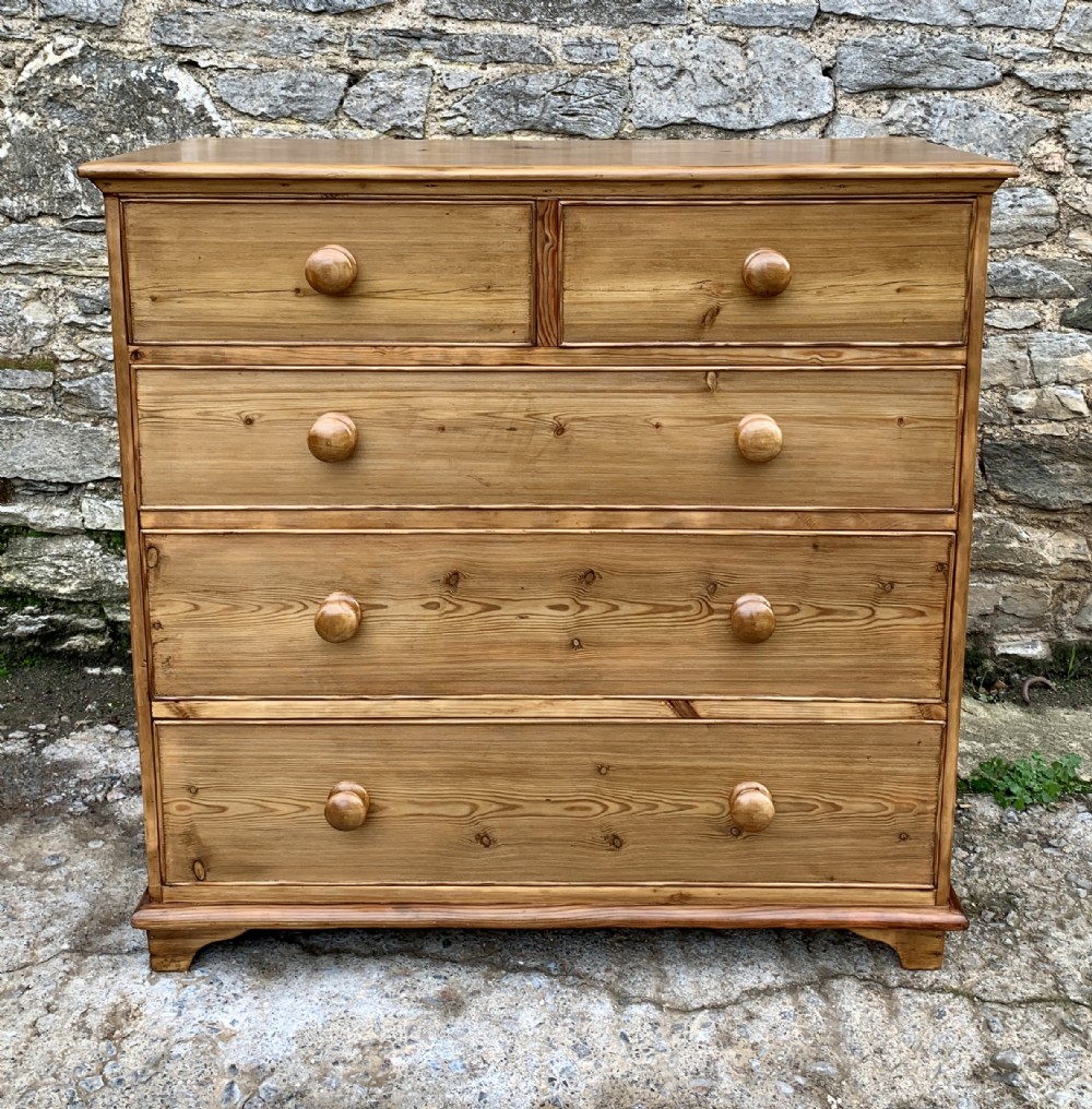 Antique Pine Chest of Drawers 