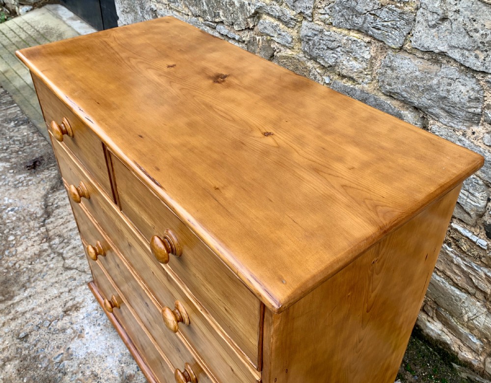 Antique Pine Chest of Drawers  View VII