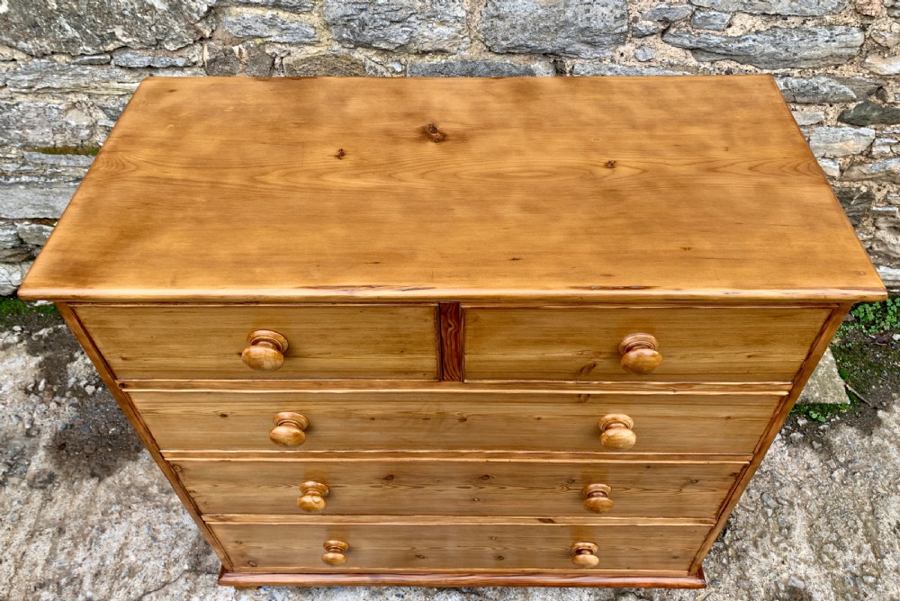 Antique Pine Chest of Drawers  View VIII