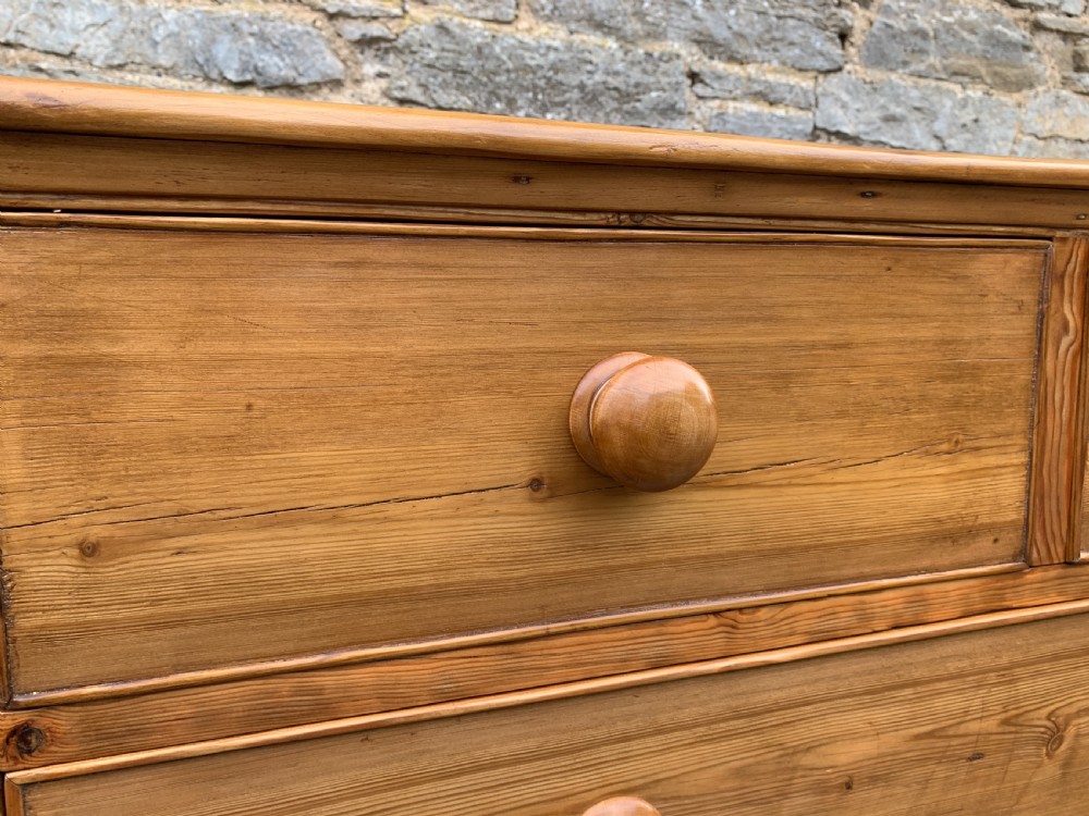Antique Pine Chest of Drawers  View IX
