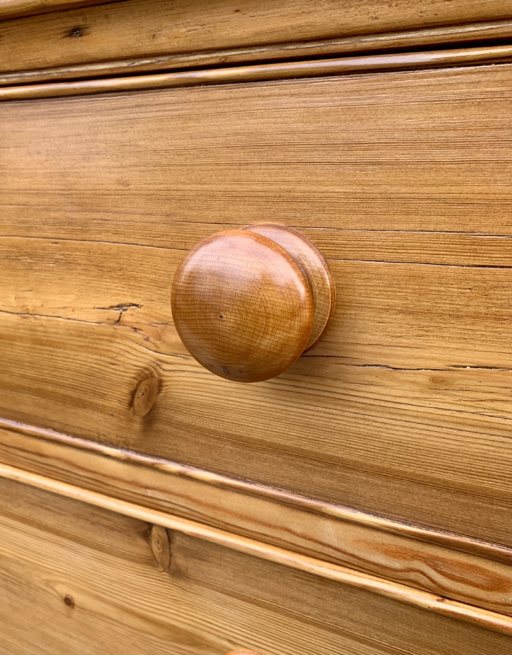 Antique Pine Chest of Drawers  View X