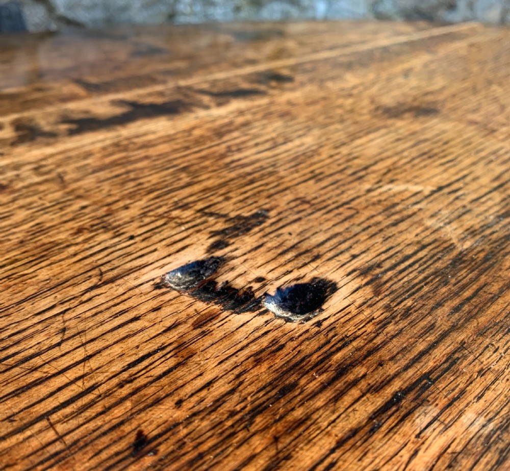 Large Georgian Oak Tilt Top Occasional Table  View XII