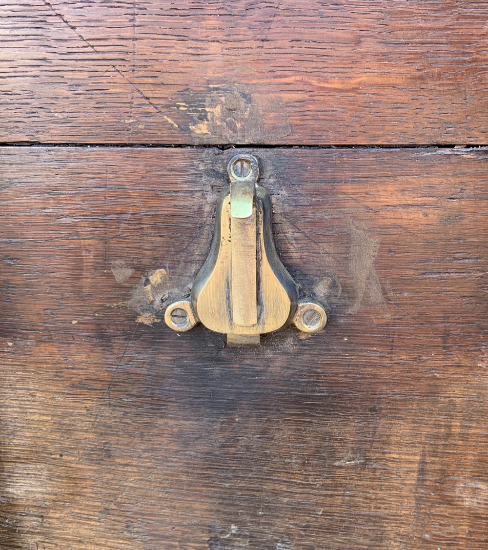 Large Georgian Oak Tilt Top Occasional Table  View XV