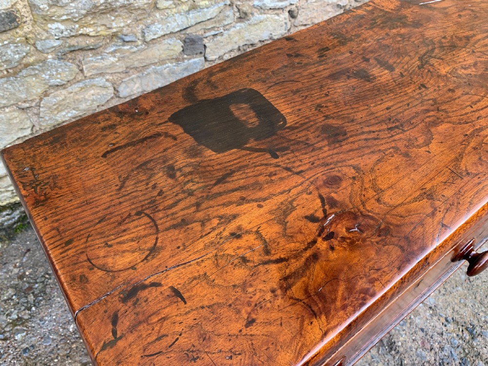 Large Antique Elm Dresser Base View VI