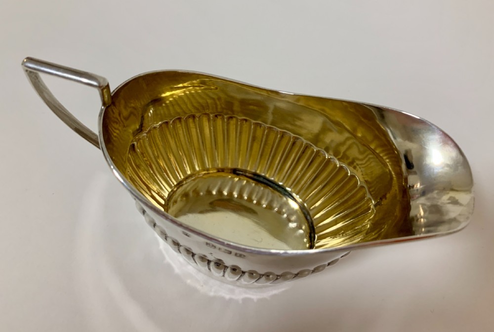 Antique Solid Silver Milk Cream Jug View VII