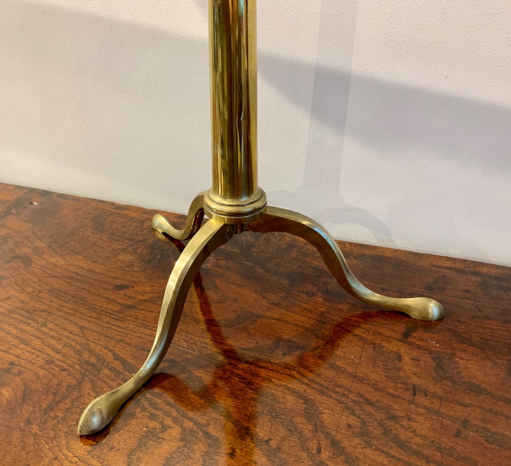 Antique Dollond Brass Library Telescope on Original Tripod View VI
