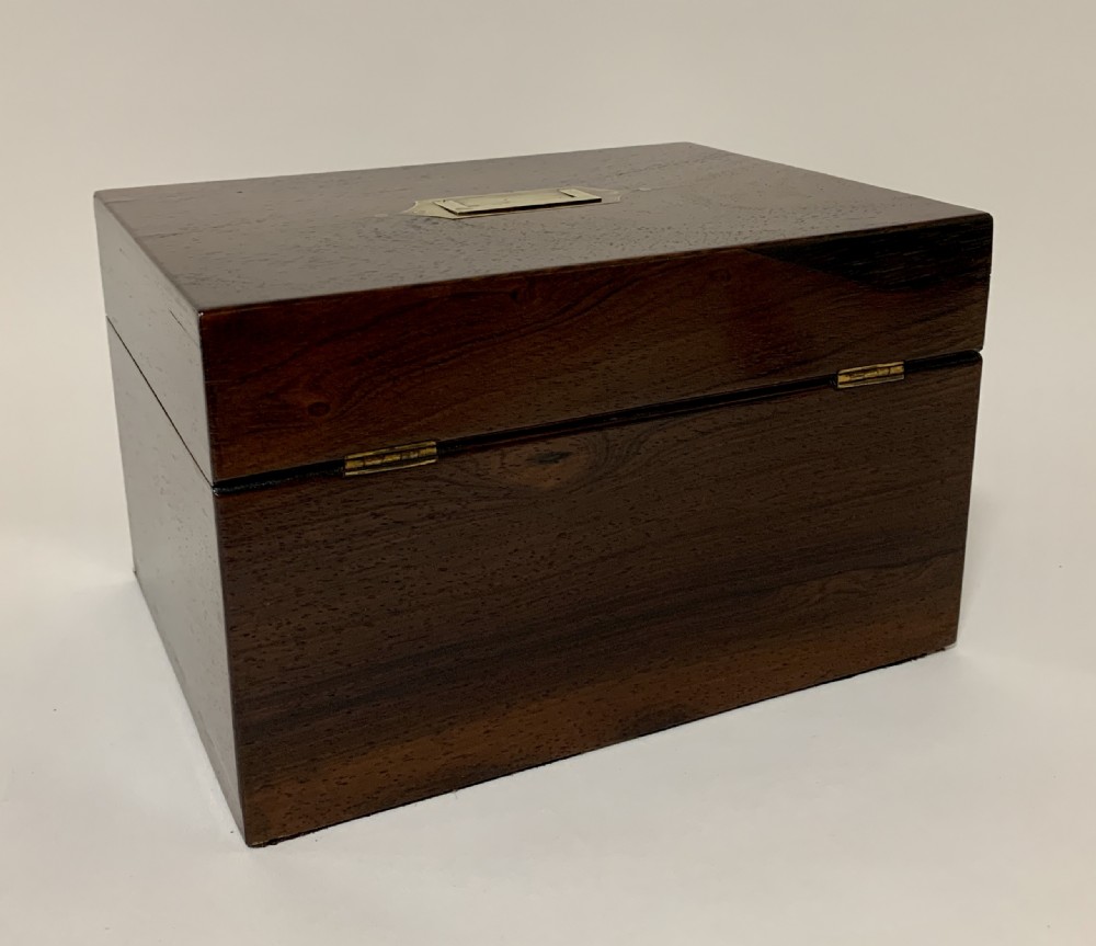 Antique Victorian Rosewood Vanity Jewellery Box View V