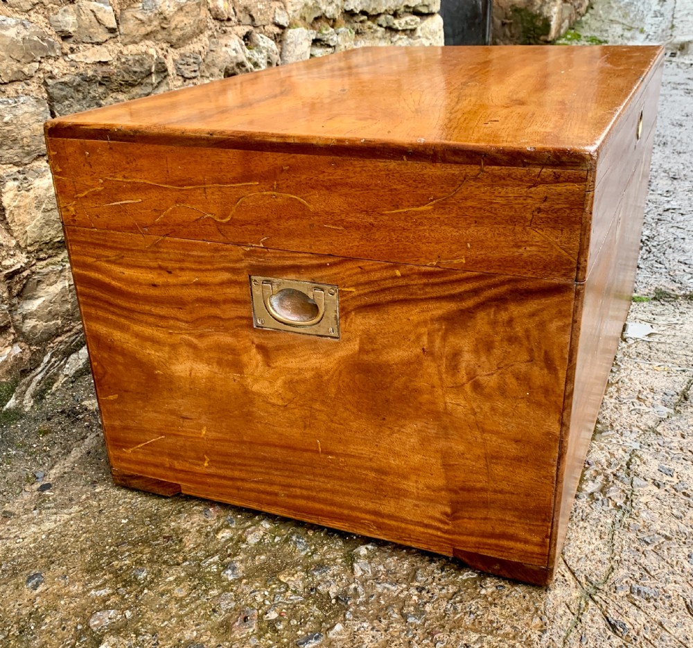 Antique Camphorwood Military Trunk Chest View XVI