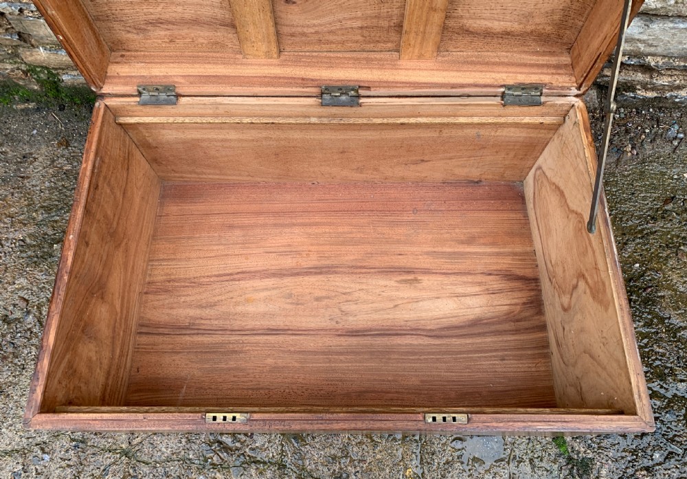 Antique Camphorwood Military Trunk Chest View XVII