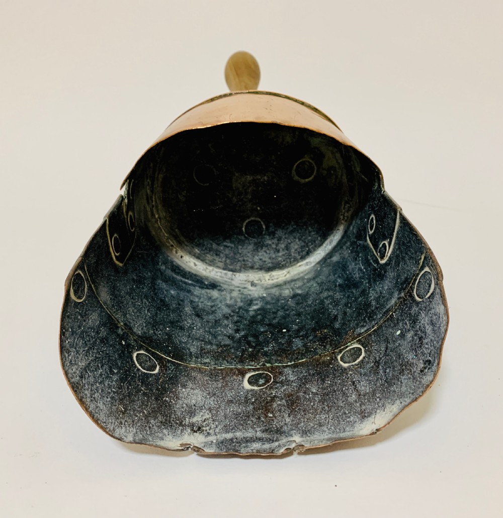 Antique Copper Coal Scuttle and Shovel View XI