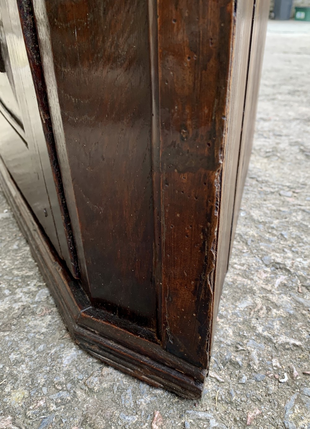 Georgian Oak Hanging Corner Cupboard View IV