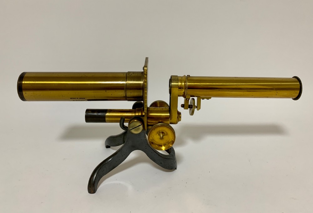 Rare Antique Microscope The Davon Micro-Telescope View XI