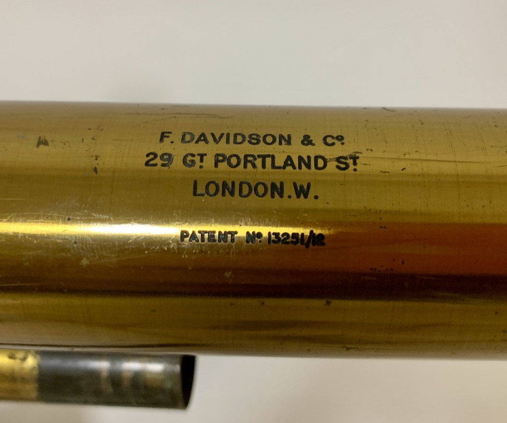 Rare Antique Microscope The Davon Micro-Telescope View XVI