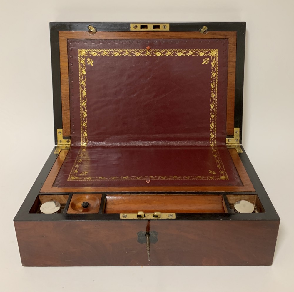 Antique Victorian Mahogany Writing Slope 