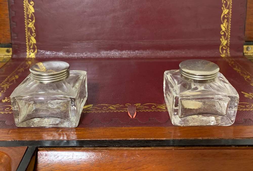 Antique Victorian Mahogany Writing Slope  View V