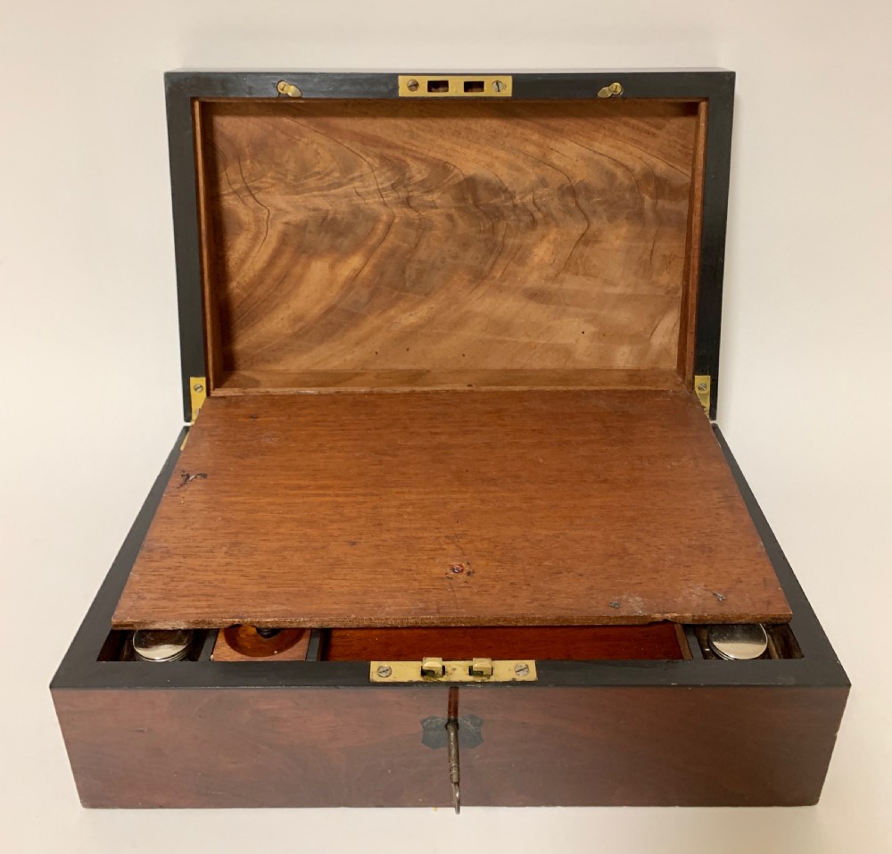 Antique Victorian Mahogany Writing Slope  View VI