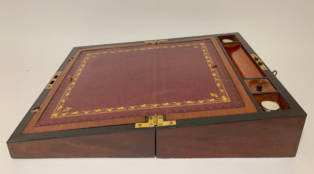 Antique Victorian Mahogany Writing Slope  View VIII