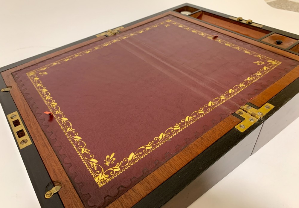 Antique Victorian Mahogany Writing Slope  View IX