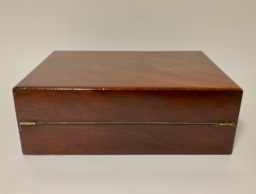 Antique Victorian Mahogany Writing Slope  View XI
