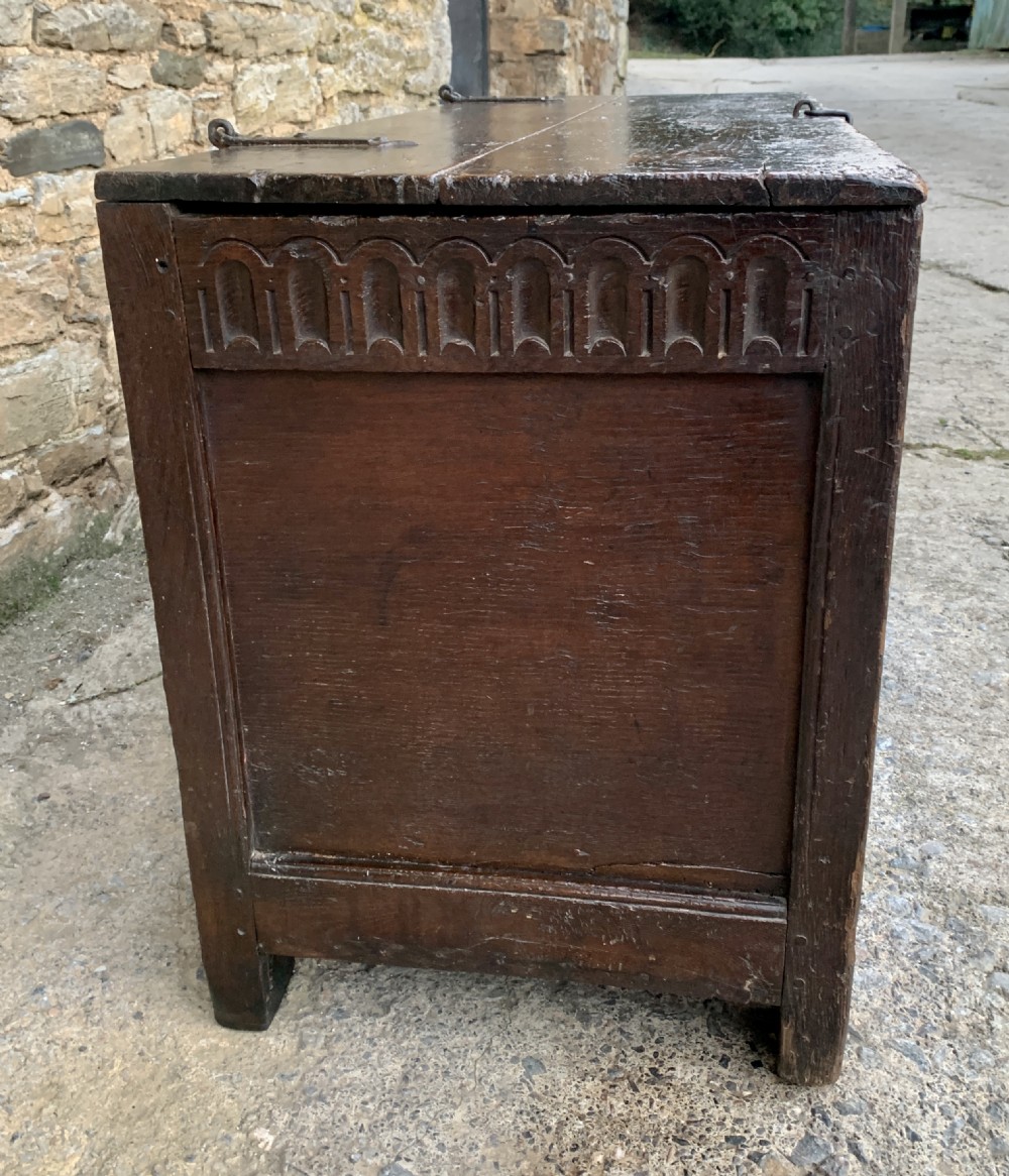 Antique Oak Coffer View VII