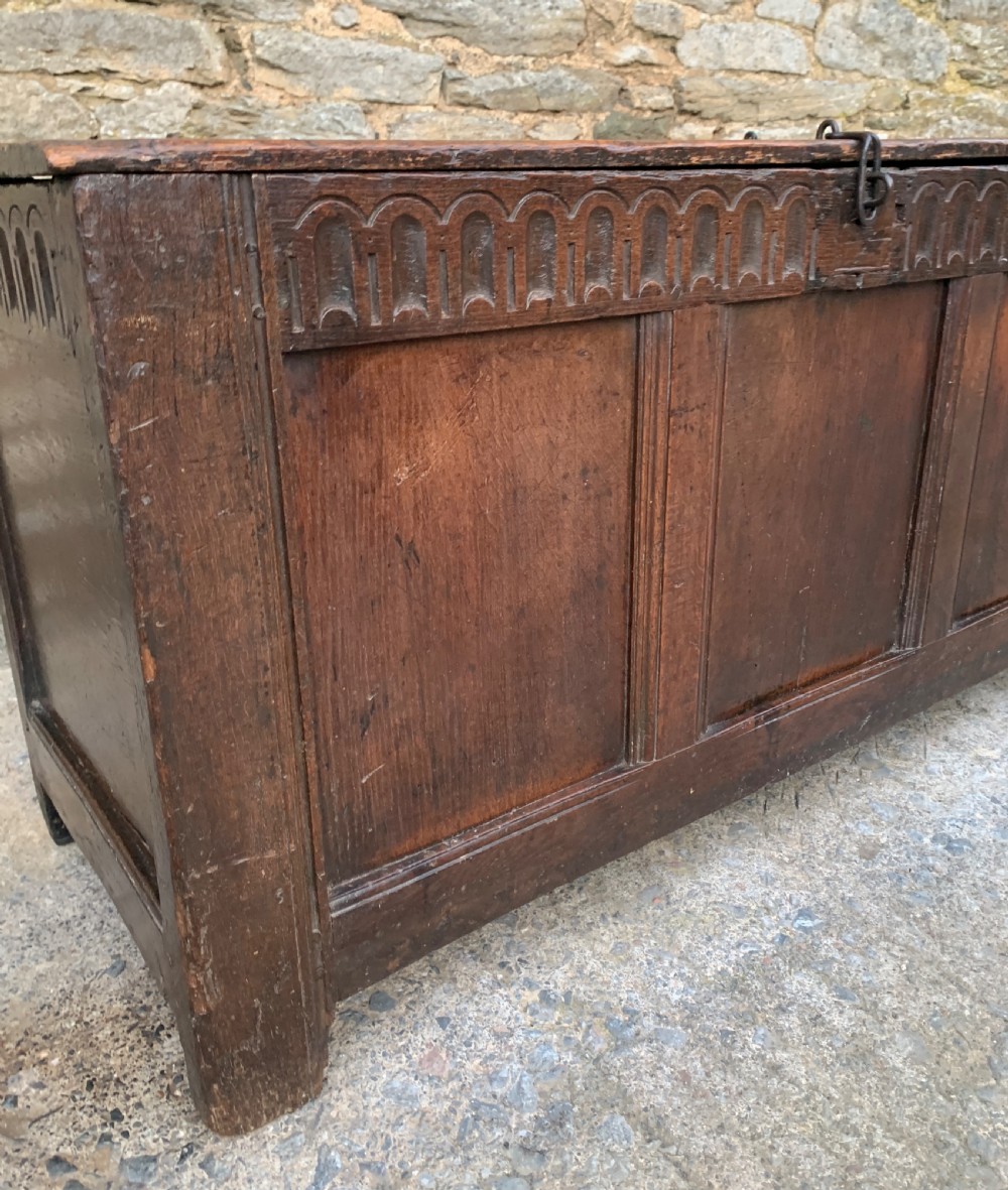 Antique Oak Coffer View VIII