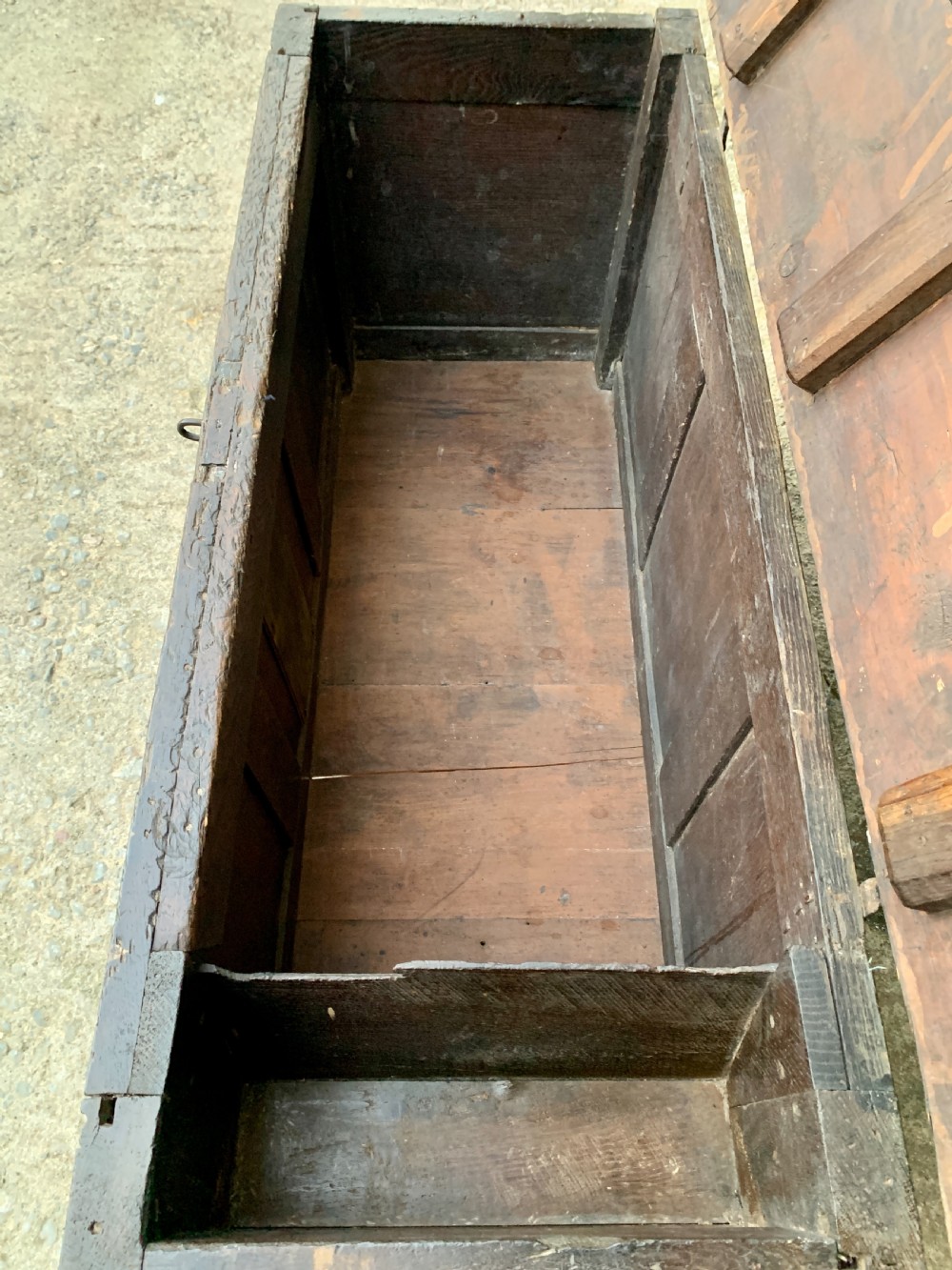 Antique Oak Coffer View XV