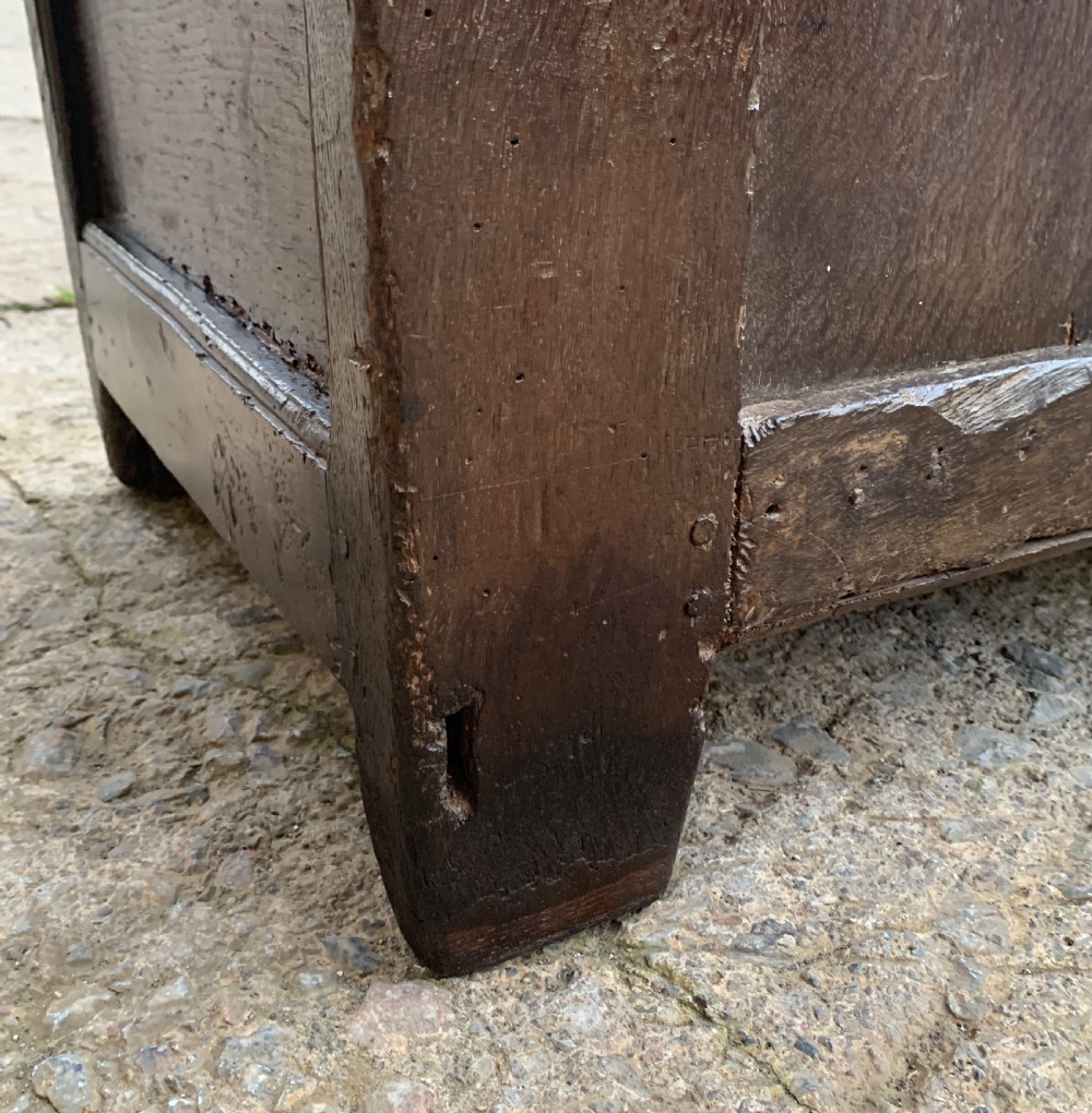 Antique Oak Coffer View XX