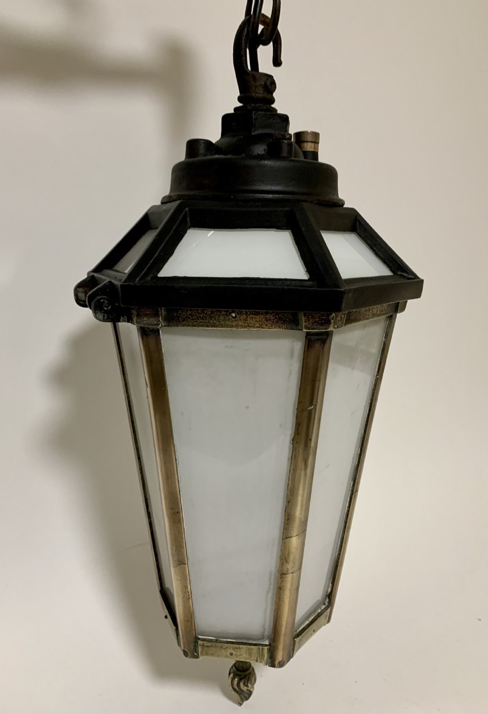 Antique REVO Tipton Hanging Lantern on Bracket View III