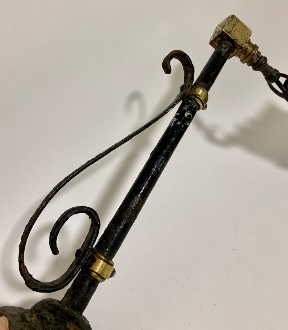 Antique REVO Tipton Hanging Lantern on Bracket View XVI