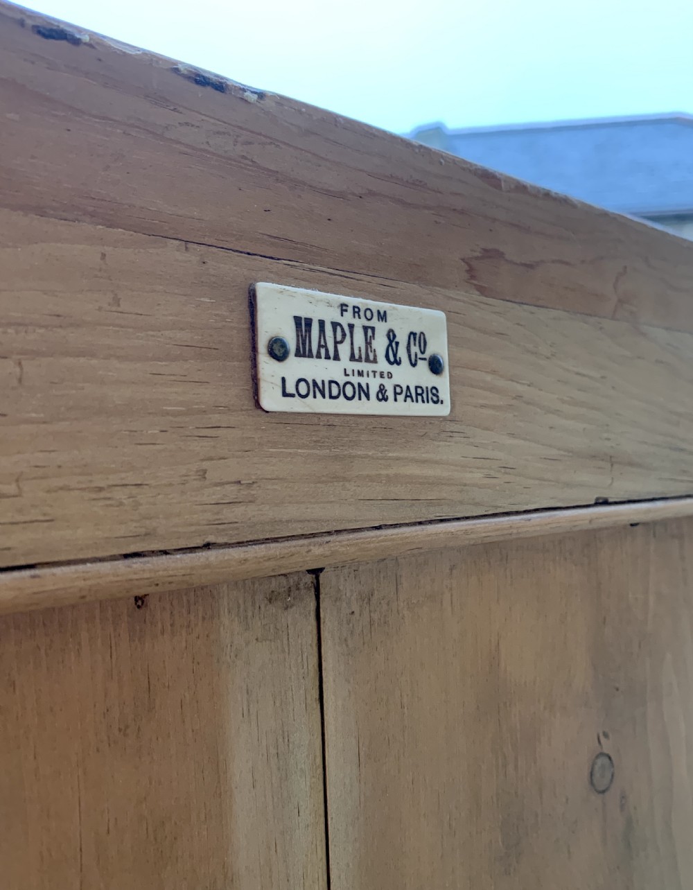 Antique Pine Dressing Table by Maple & Co View VI