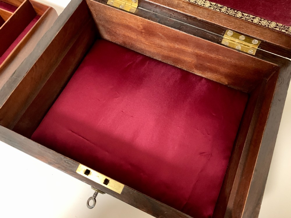Antique Rosewood Jewellery Box View III