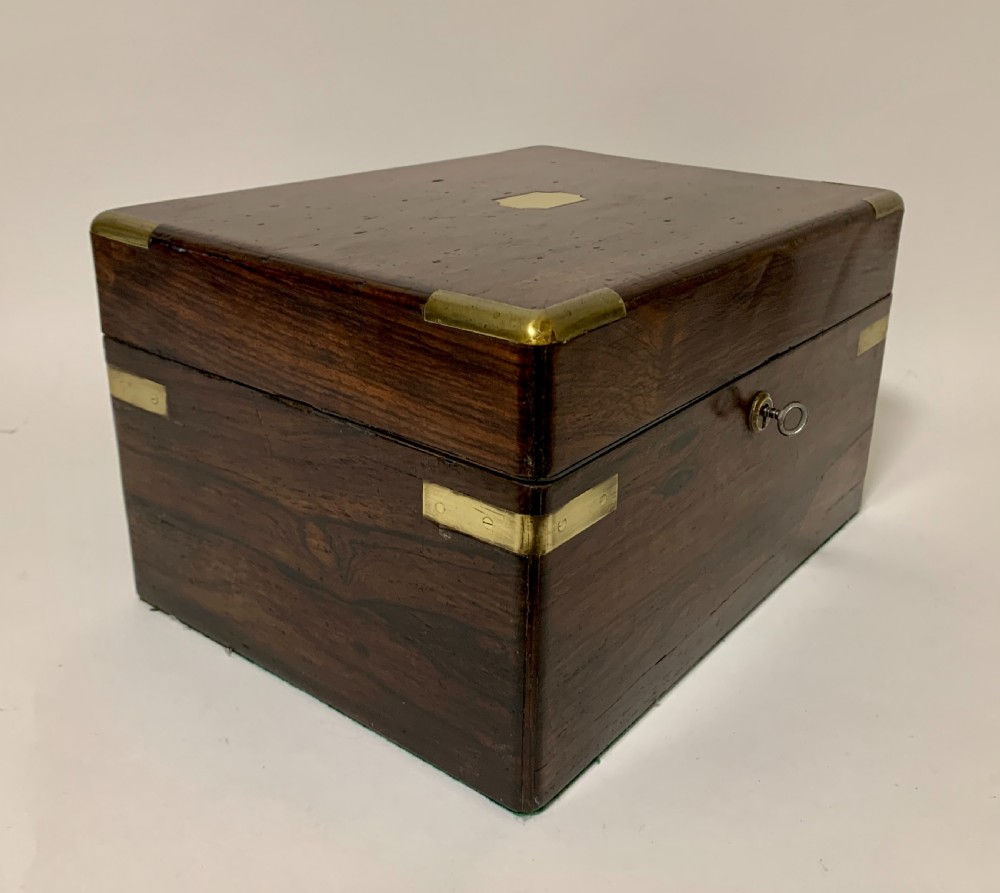 Antique Rosewood Jewellery Box View XII