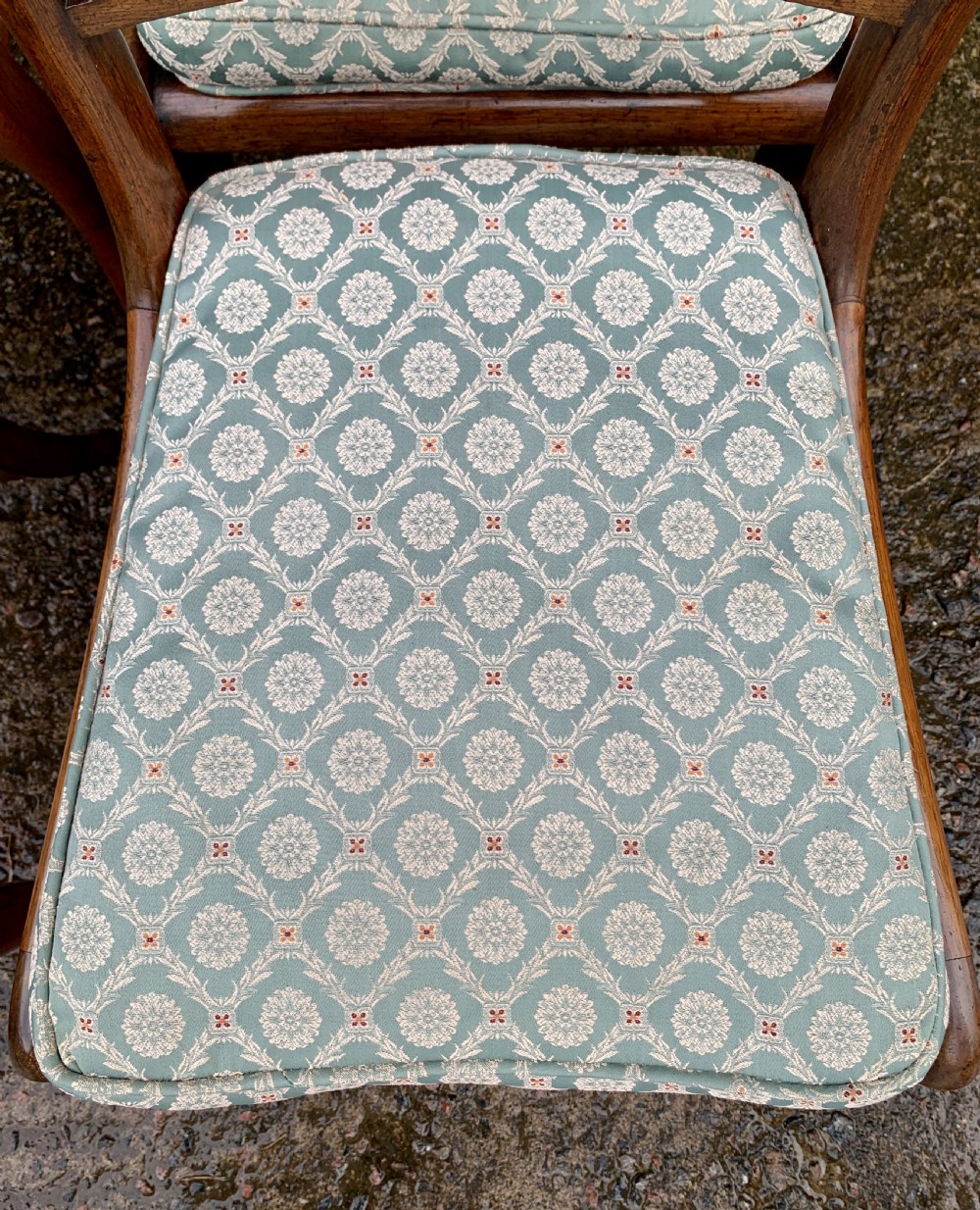 Set of 4 Regency Rosewood Dining Chairs View X