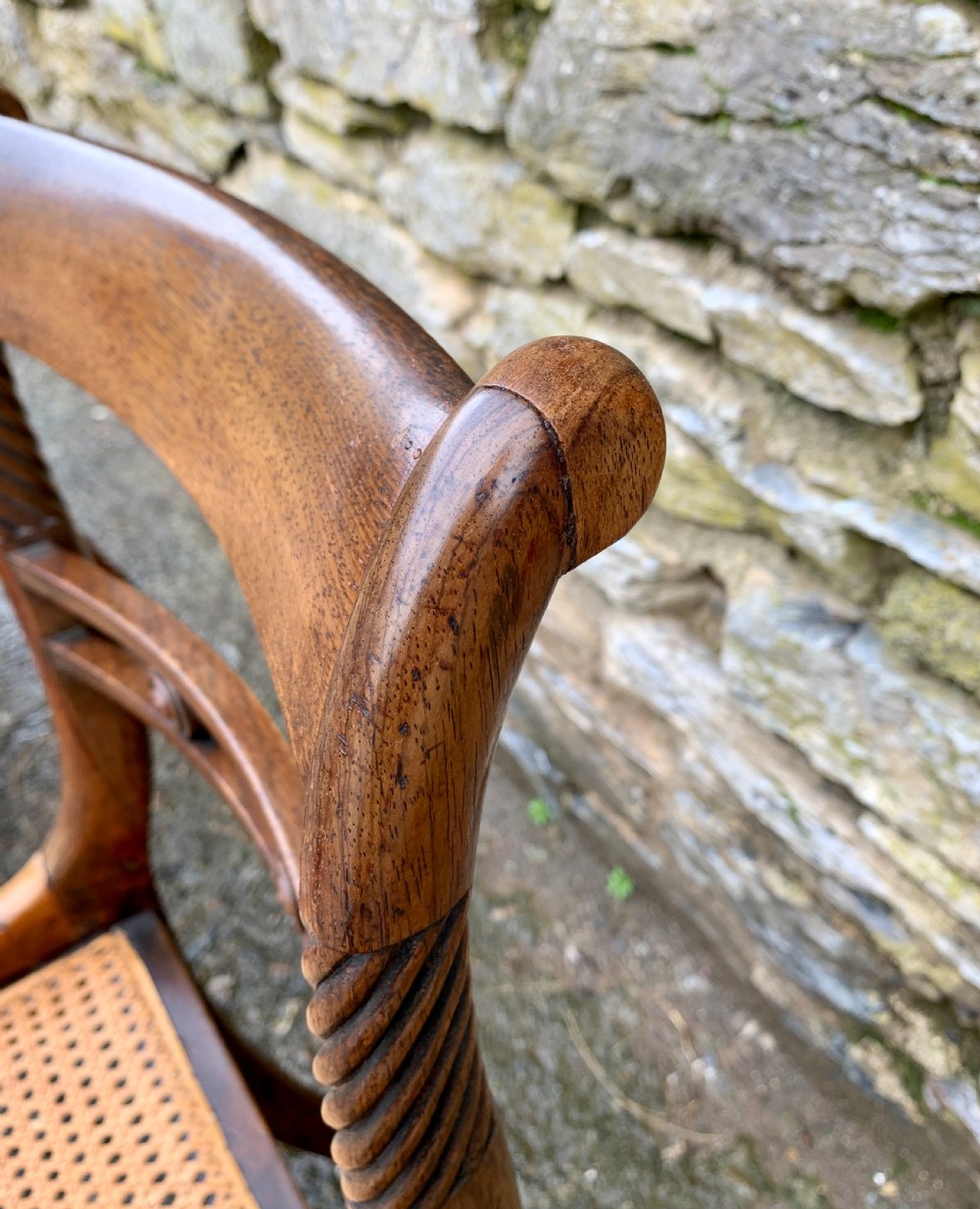 Set of 4 Regency Rosewood Dining Chairs View XVI