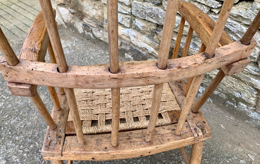 Antique Primitive Westcountry Stick Back Windsor Chair View XI