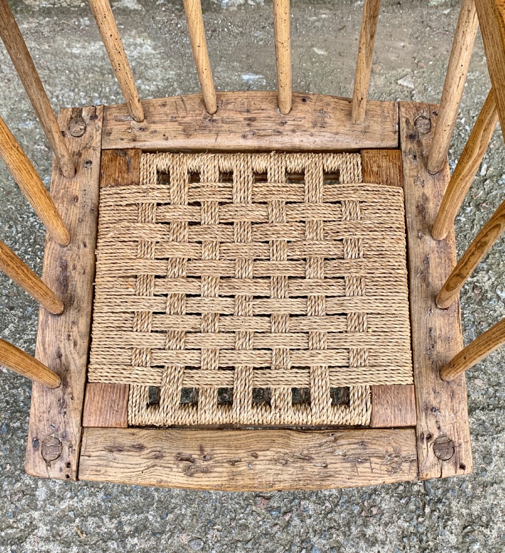 Antique Primitive Westcountry Stick Back Windsor Chair View XII