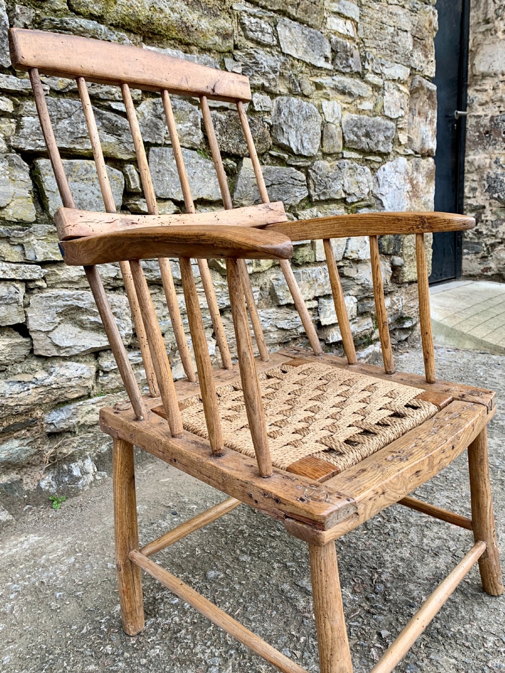 Antique Primitive Westcountry Stick Back Windsor Chair View XVIII