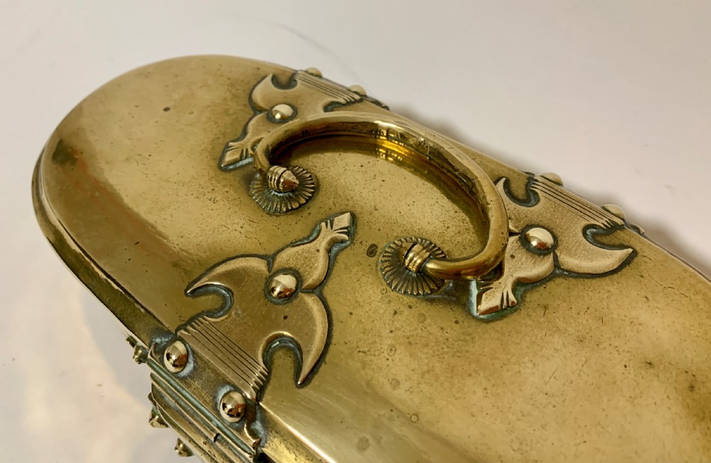 Antique Eastern Brass Dowry Box View IV