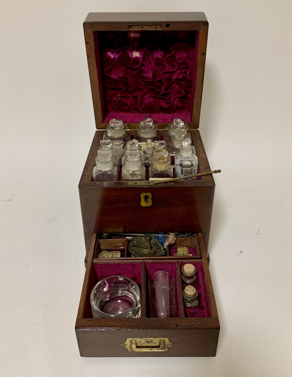 Antique Apothecary Cabinet Box View IV