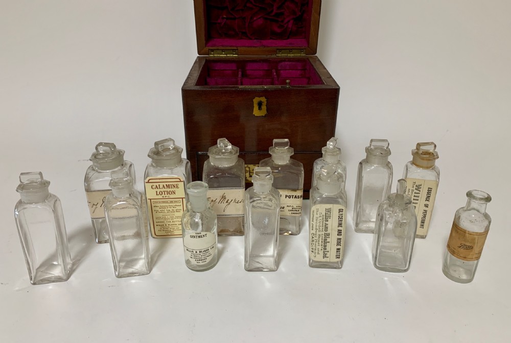Antique Apothecary Cabinet Box View XI