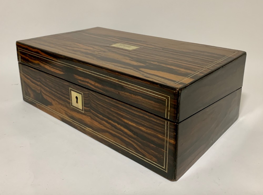 Victorian Coromandel Writing Slope Box View III