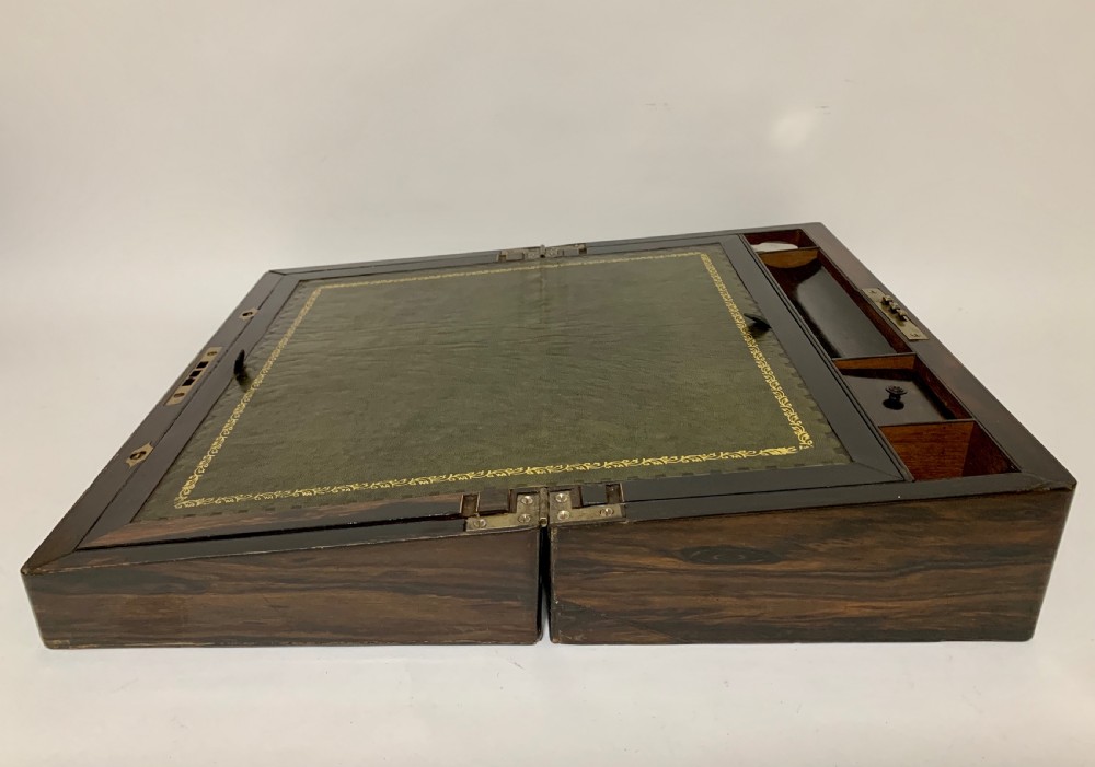 Victorian Coromandel Writing Slope Box View VIII