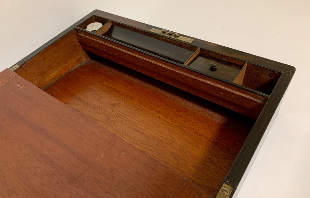Victorian Coromandel Writing Slope Box View IX