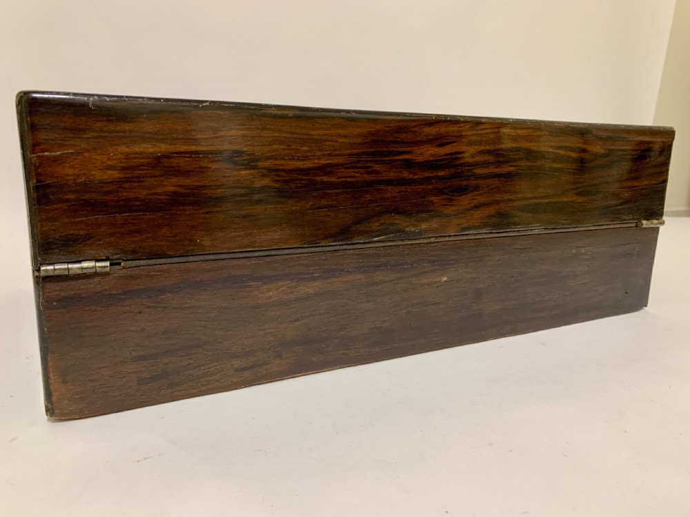 Victorian Coromandel Writing Slope Box View XIII
