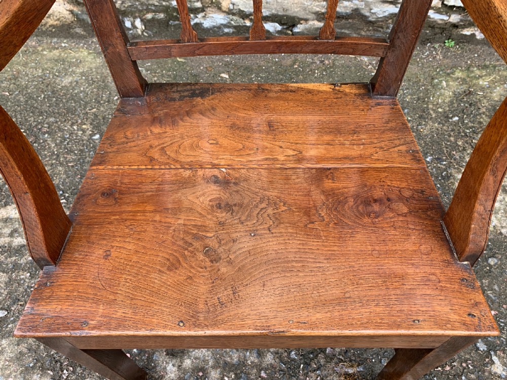 Antique Country Oak Armchair  View IV