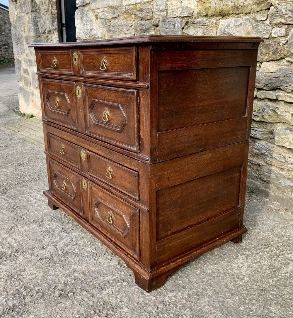 17th Century Oak Chest of Drawers View IV