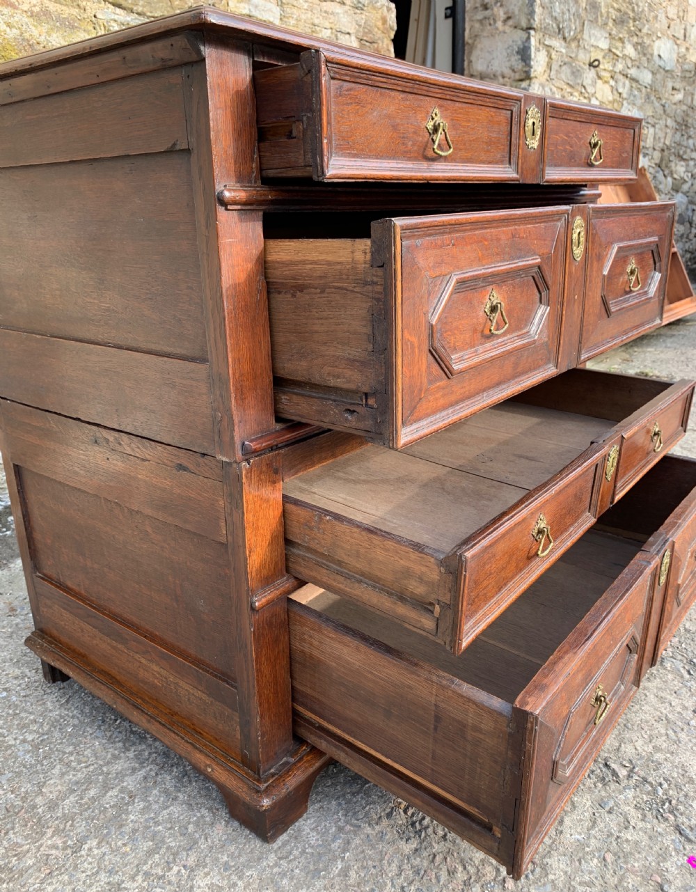 17th Century Oak Chest of Drawers View XIV
